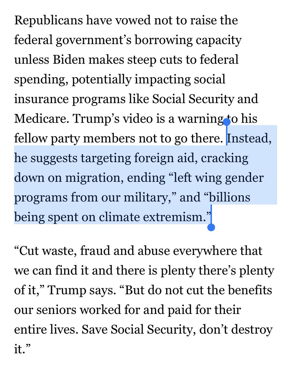 Trump's remarks reveal the problem. Foreign aid is \u003c1% of the US budget.  There isn't $31 trillion in low-hanging “waste” fruit to cut. His other  quotes are just rhetoric. Balancing the budget, image size:940x1200