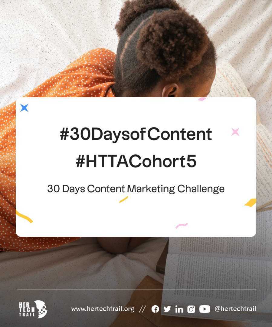 AnnaIda_SMM's tweet photo. Last year was a big one for me. I got introduced to the tech space via @HerTechTrail and I loved it. This 2023, I promised myself to work hard on all i wished to overcome last year, such as procrastination and 'social media anxiety'.
#30daysofcontent
#womenintech
#HTTA https://t.co/bsBSchsASQ