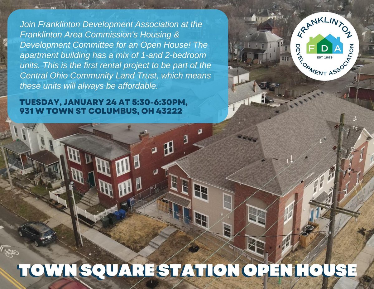 FtonDevelopment's tweet image. Join us for an open house at Town Square Station next Tuesday from 5:30-6:30pm on the corner of Hawkes/Town. We are excited to share the corner with @FTONFarms, @GladdenHouse, and Avondale School!