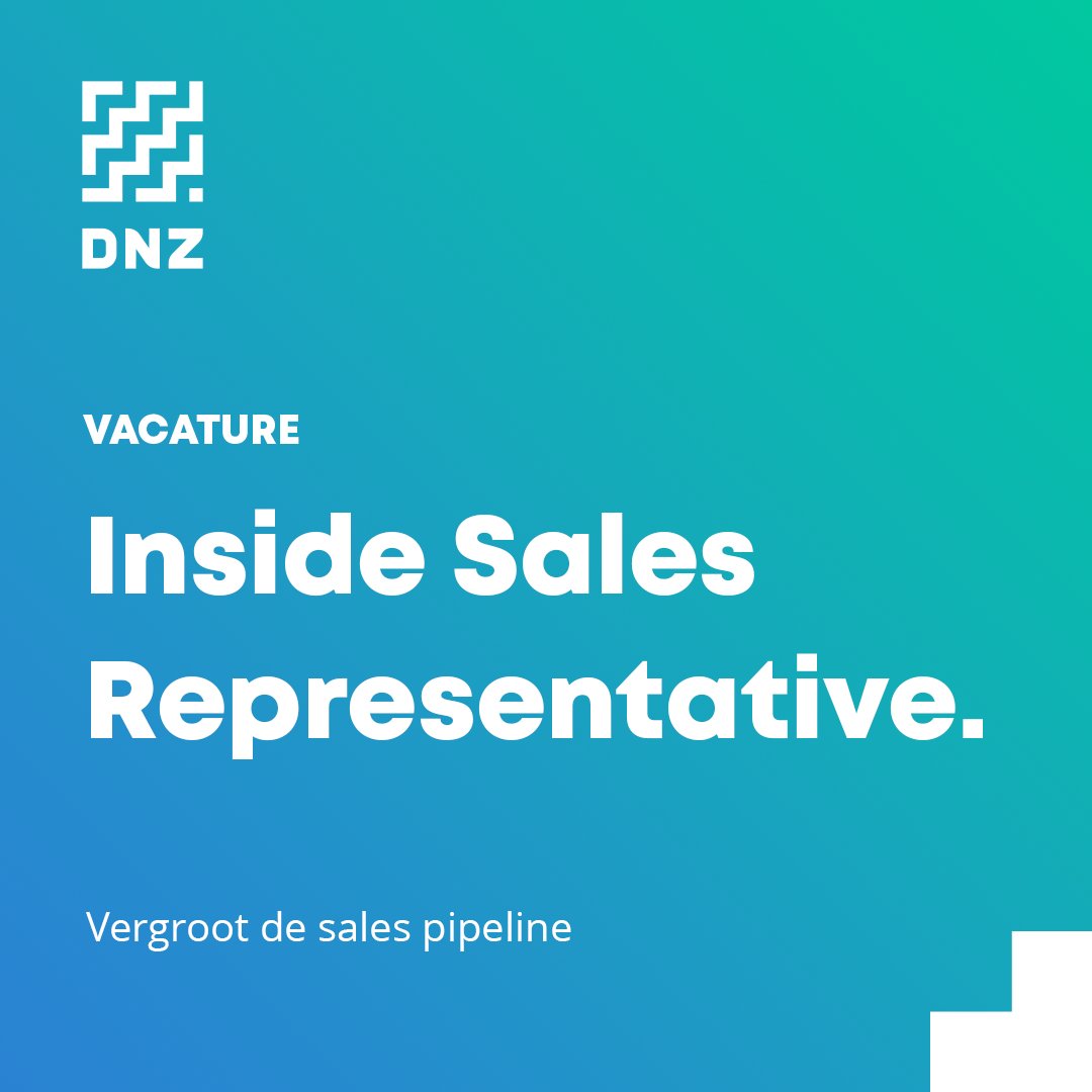 Inside Sales Representative gezocht! Vergroot jij de #sales pipeline en aantal nieuwe klanten? Breng #DeNieuweZaak verder, bekijk de #vacature en solliciteer! 👉 bit.ly/3QRg3PC
