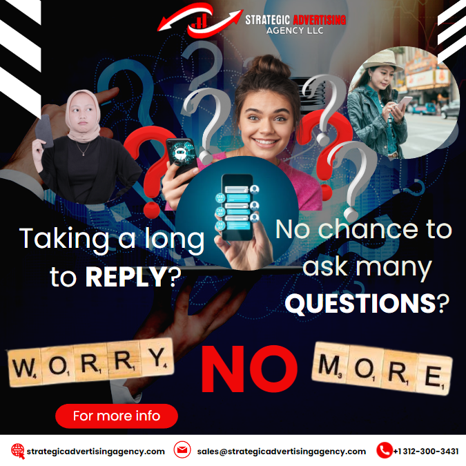 StrategicAds1's tweet photo. Strategic is the answer to all your ecommerce questions. Get quick answers and experiences tailored to you – no more waiting around or unanswered questions! 🤩
#fastreply
#ecommercequestions
Start now!
🌐 https://t.co/lGIypqMMAx
📧 mailto:sales@strategicadvertisingagency.com https://t.co/gG3vqckqpW