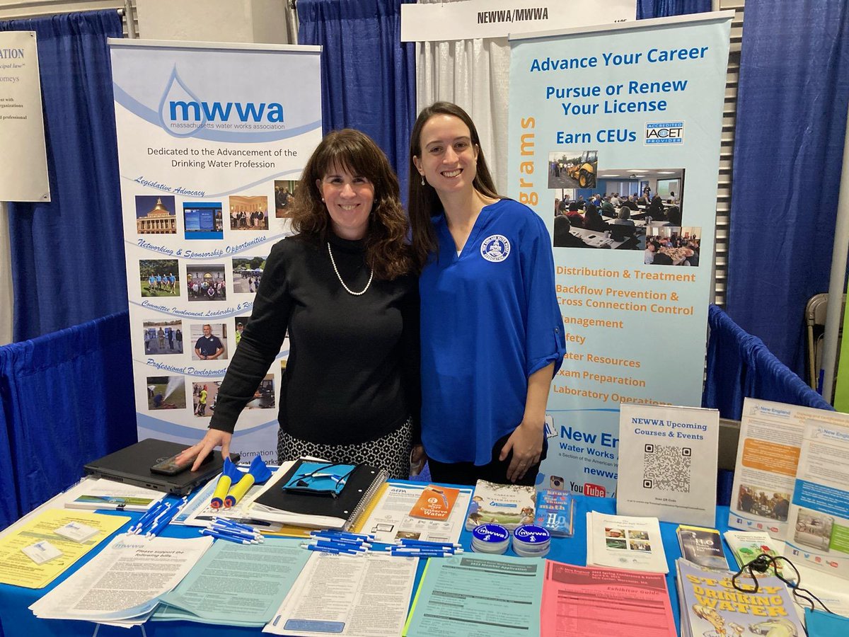 Pleased to be at the <a href="/massmunicipal/">Mass. Municipal Assn</a> conference today with <a href="/newaterworks/">NEWWA</a> to talk all things #water with municipal officials