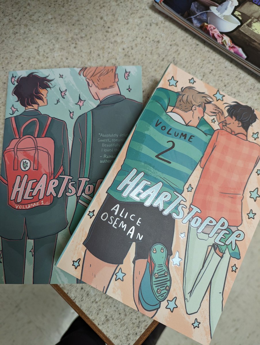 I can't wait to put these books out in the <a href="/JohnCampbellPS/">John Campbell PS</a> library on Monday. Students have been asking for them! 🏳️‍🌈  <a href="/AliceOseman/">Alice Oseman Updates</a>