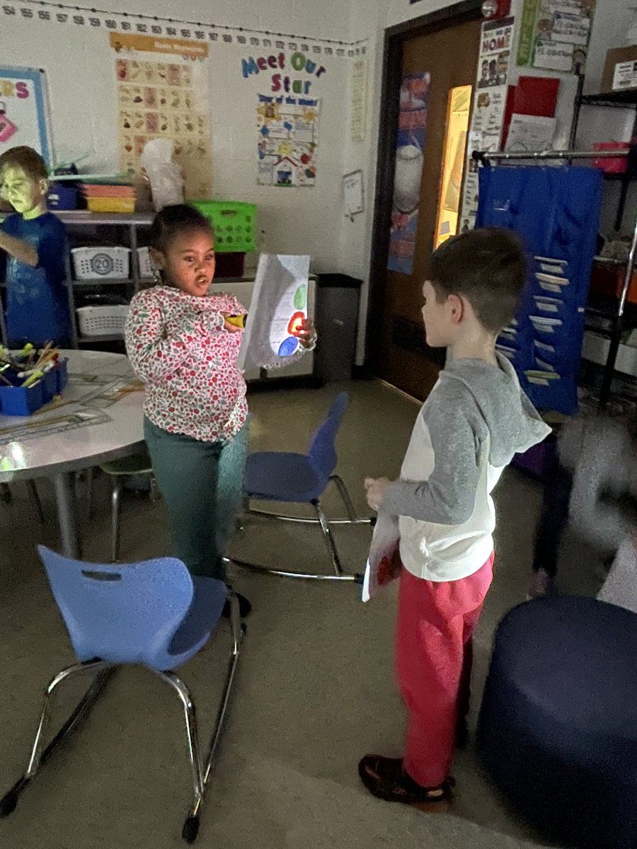 Our first grade students are using tools and materials to design and build a device that uses light or sound to solve the problem of communicating over a distance. We are so proud of our budding scientists! #KirbyONE40 #McAuliffeProud