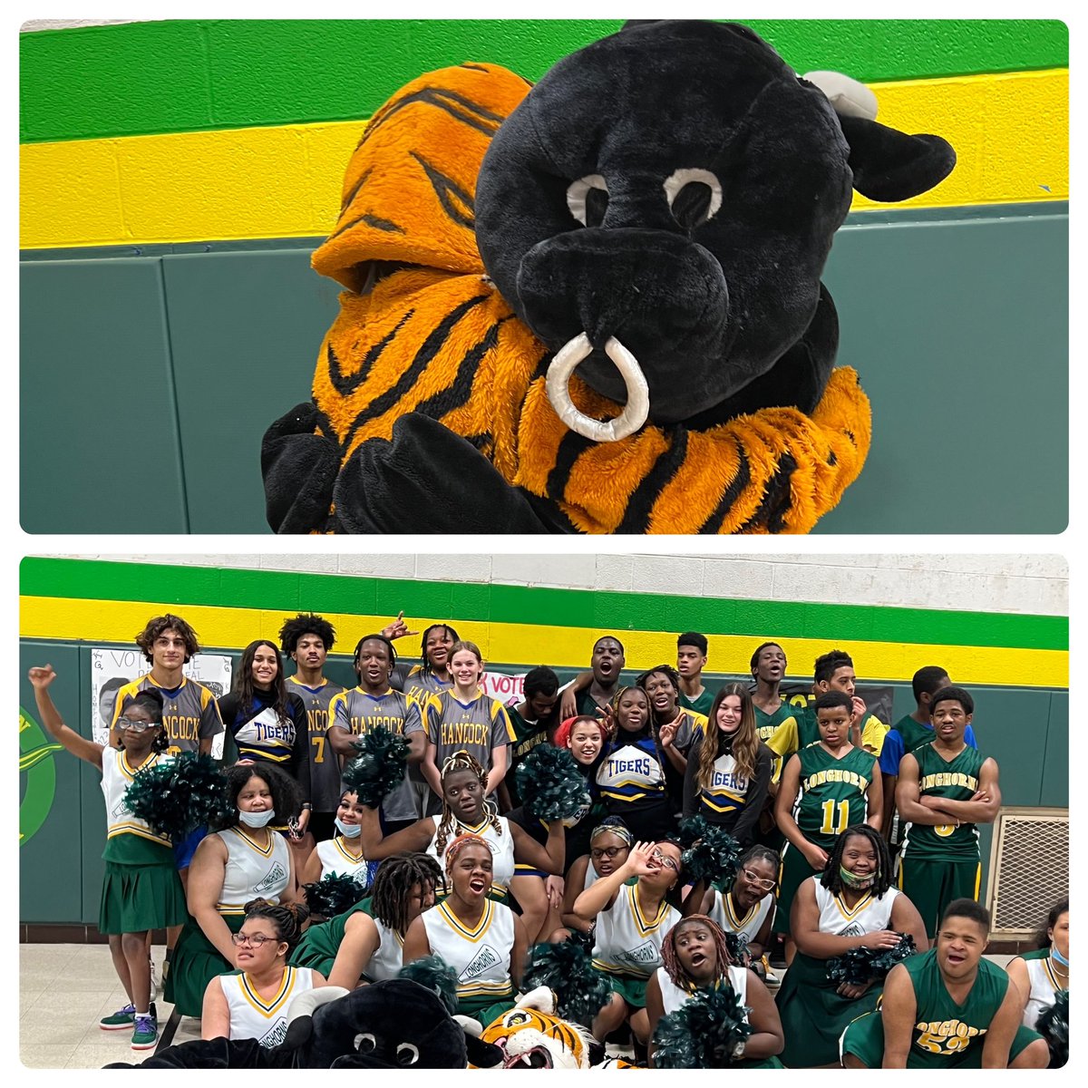 Tough loss at #specialolympics at Nottingham today! But, Lonnie the Longhorn was a good sport! #hpsdtigers #hphstigers