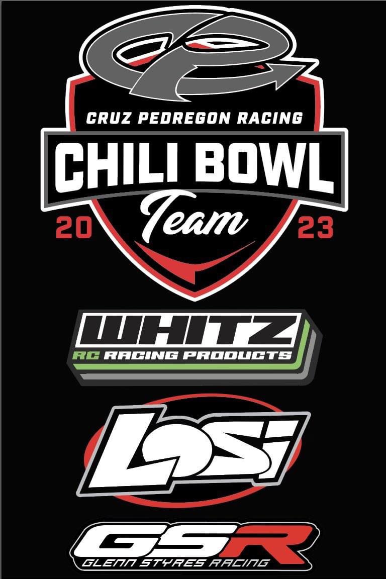 CruzPedregon's tweet photo. All my Chili Bowl team gear is now available online! T’s and Hoodies in S-4XL. 

Get them at https://t.co/QBW6Row2BN 

@LosiRC - @whitzracing - @KICKERaudio - @SpeedDawg - @KalibHenryRcn - @JacobAllen1a https://t.co/iEWlDU4Mzf