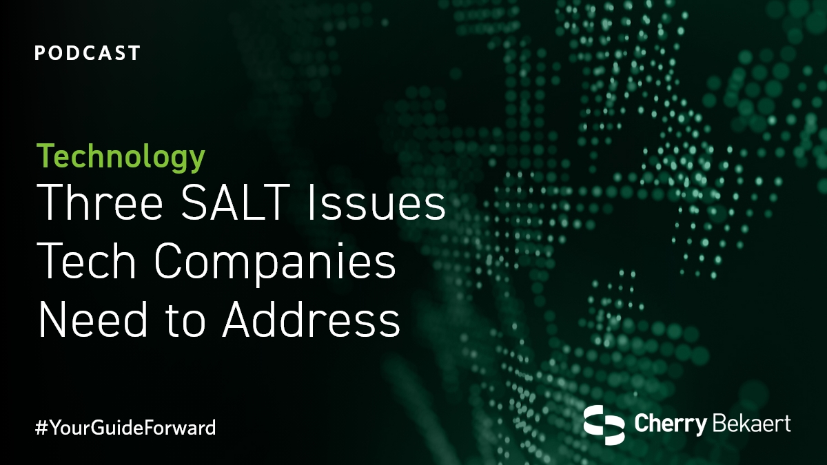 State and Local tax legislation surrounding tax structure and income sourcing vary for #technology companies. Discover three state and local #tax issues that should be top of mind for #tech companies and #CFOs. ow.ly/y9HB104r9Kh 

#SALT #State #StateTax #LocalTax