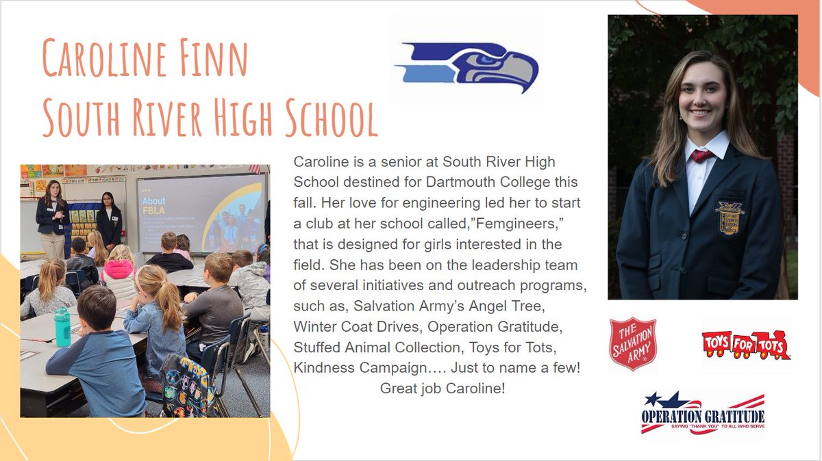 It's #FeaturedFriday time! Today we are recognizing <a href="/SRSeahawksaacps/">South River Seahawks</a> <a href="/srhsfemgineers/">SRHS Femgineers</a> own Caroline. She is a #AACPSAwesome example of a true servant leader who is involved in FBLA at her school. We can't wait to see the great things she will continue to do in the future. #Serve23