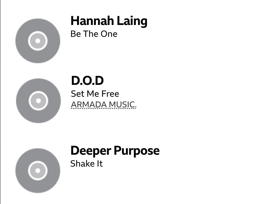 UndrgrndArtists's tweet photo. 3 x @BBCR1 plays from @dannyhowarddj tonight ✅ @HannahLaingDJ @dj_dod @DeeperPurpose92 https://t.co/jQlIjUauL7
