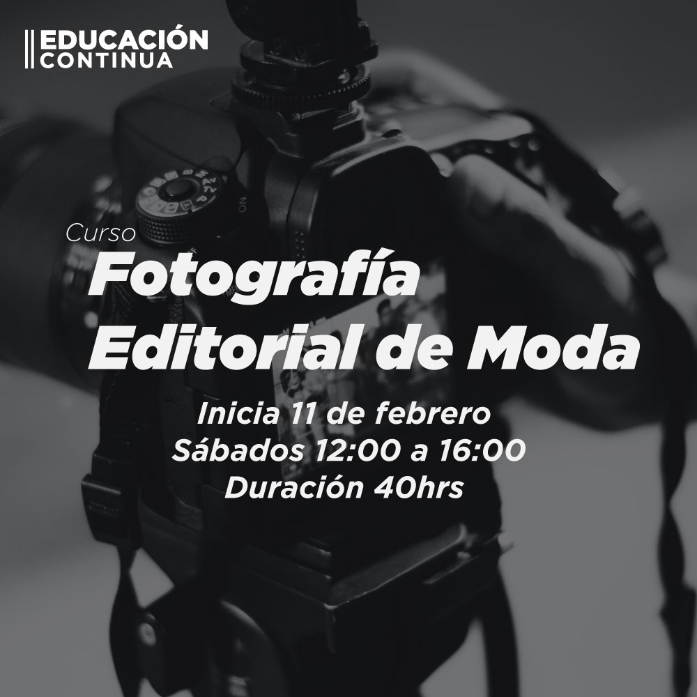 ¿Te gustaría convertirte en fotógrafx de moda? ❤️

¡Nosotros te ayudamos a cumplir tu sueño! Curso Fotografía Editorial de Moda 📸

Acércate con nosotros para más información:

Whatsapp: 5553509624
Mail: admisiones@jk.edu.mx
.
.
.
#WEAREMAKERSUJK
#WECREATE
#WEDESIGN
#WEAREFASHION