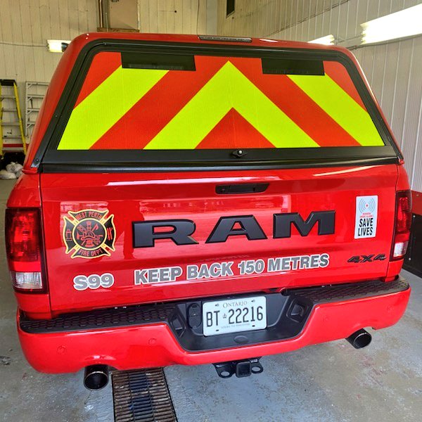 ChiefBillHunter's tweet photo. The new @WestPerthON #Support99 was delivered today. This 2023 @RamTrucks 1500 is replacing a 15 year old truck that has served the community well. #ProtectingOurResidentsSince1873 https://t.co/z7384PD9EA