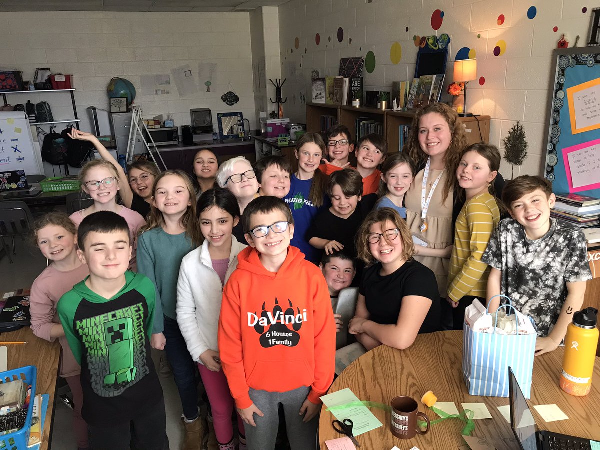 This future teacher is off to do great things. <a href="/RoundHillES/">Round Hill Elem</a>