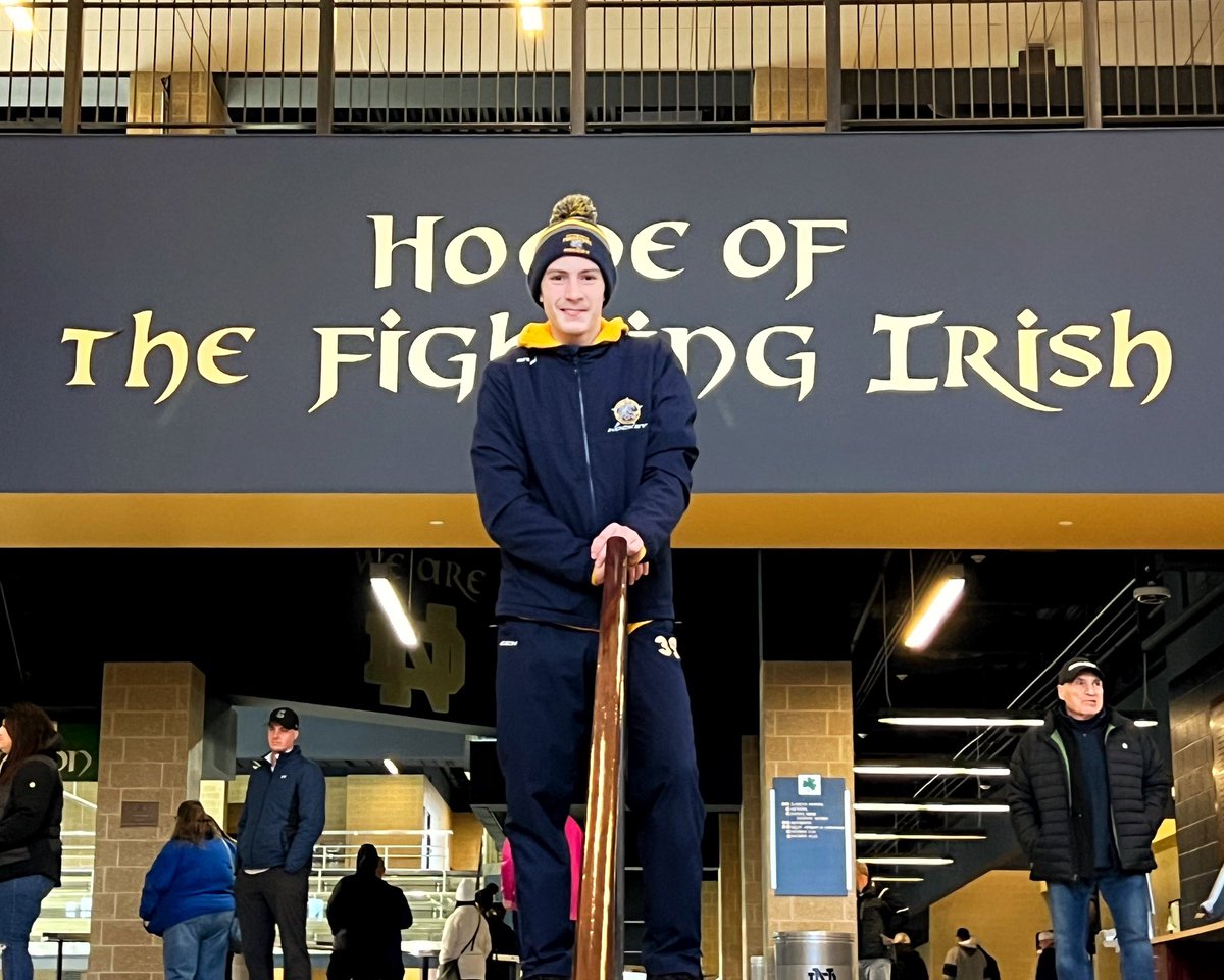 chigh666's tweet photo. This dude just posted a 4-0 shutout in his first game back after being sidelined with a concussion for 3 months! #letsgopredators #NotreDame #fightingirish https://t.co/wAhJtFGJcV