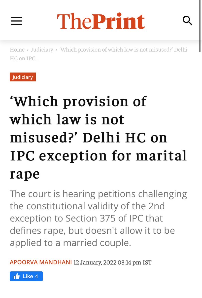 MyNation_net's tweet photo. NOW YOU KNOW WHY THERE IS BACKLOG.
No one ready to fix, instead fixing they want more misuse. 
SHAME ON SUCH JUDGES @narendramodi @PMOIndia @AmitShah @AmitShahOffice @KirenRijiju @RajyaSabha @AnubhavMohanty_ @HMOIndia @BJP4India @INCIndia @AamAadmiParty @RahulGandhi #MaritalRape https://t.co/TULqfmXIwd