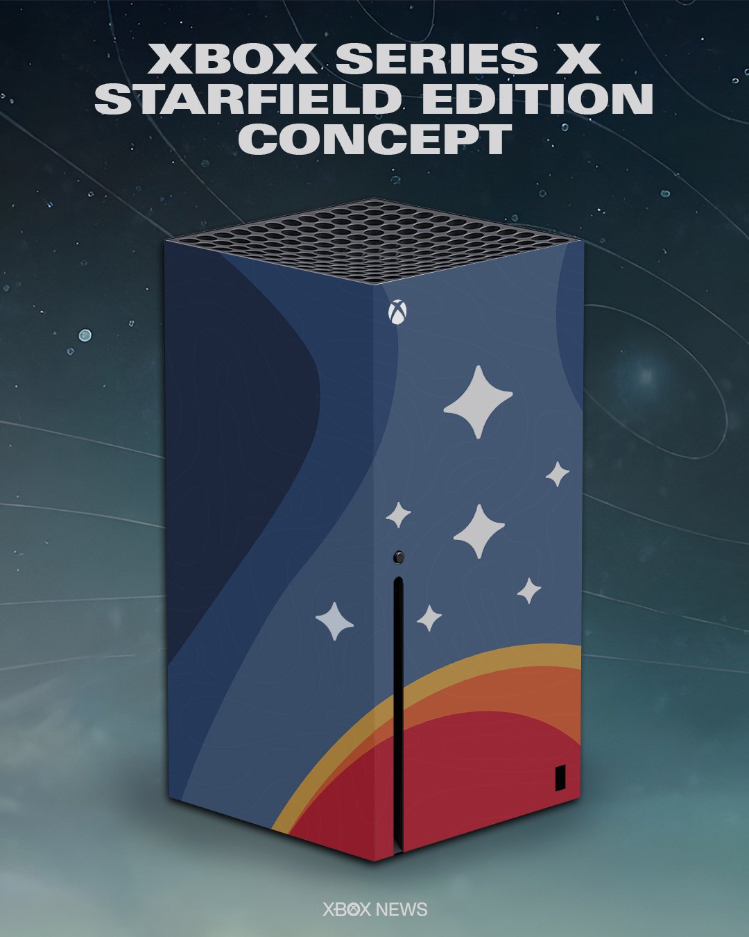 Xbox Series X with Starfield On Us