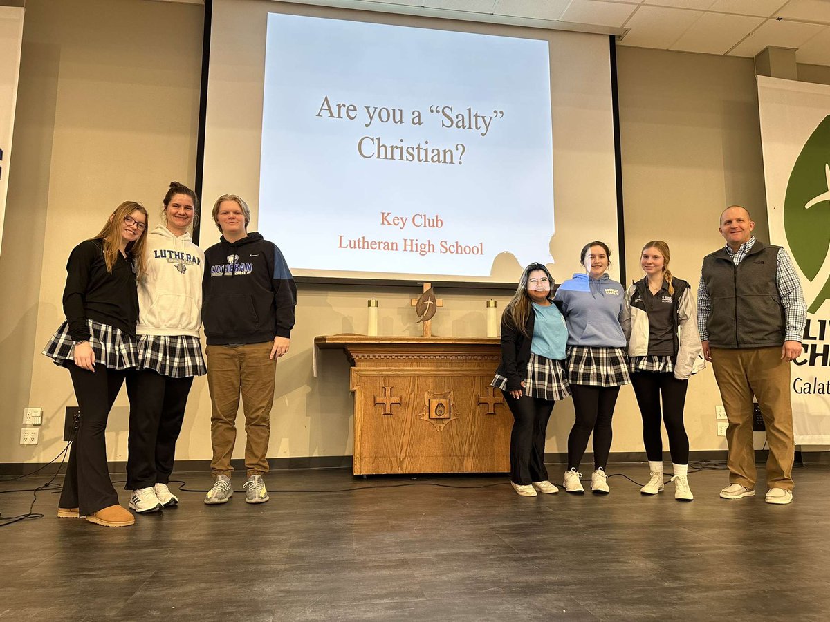 Lutheran High School Key Club tweet media