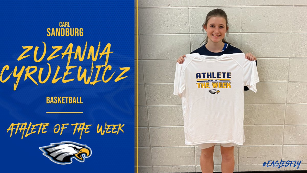 Freshman Zuzanna Cyrulewicz has improved her game a ton since the beginning of the year. She played a big role w/ her rebounding &amp; defensive intensity in the win over Lockport. Zuzanna also has done a great job in practice &amp; always looks to try become the best player she can be.