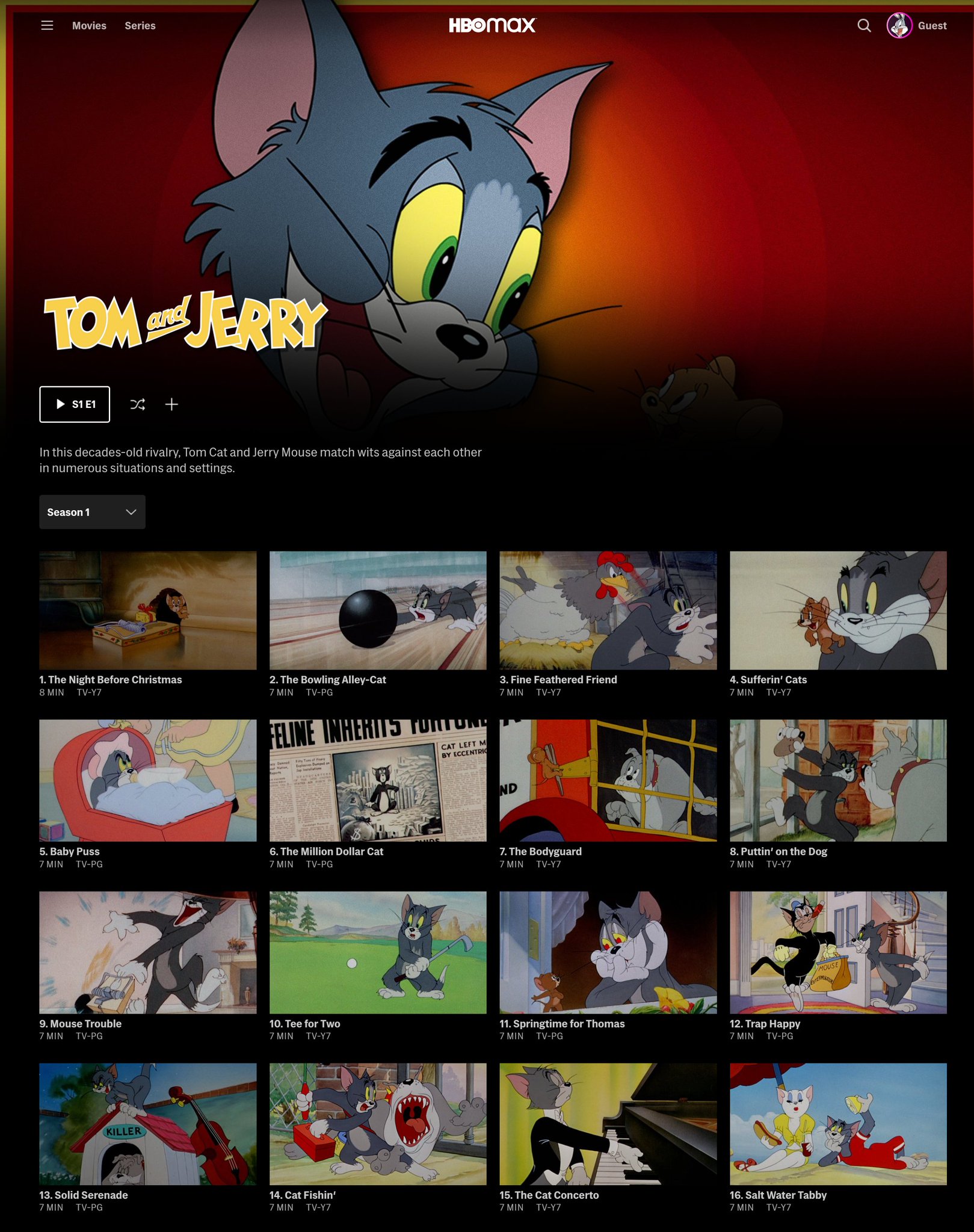 Animation on Max on X HBO Max has rearranged their collection of Tom and Jerry shorts and now properly lists them in release order. For the past two and a half years