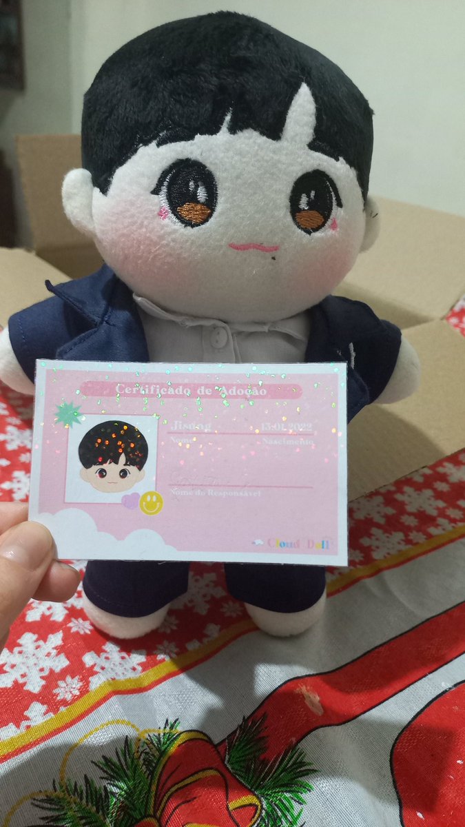 pwarkmg's tweet photo. MEU BEBE JISUNG CHEGOU!!! obg a @clouddollstore por esse nenem https://t.co/sE4D5g9JaZ