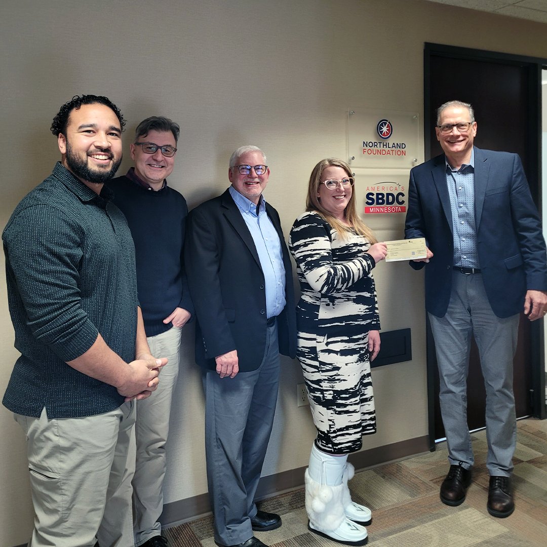 Northland SBDC is able to provide no cost business consulting thanks in part to funding from our community partners. Thank you, Minnesota Business Finance Corporation, for your donation and long-time partnership with Northland SBDC!