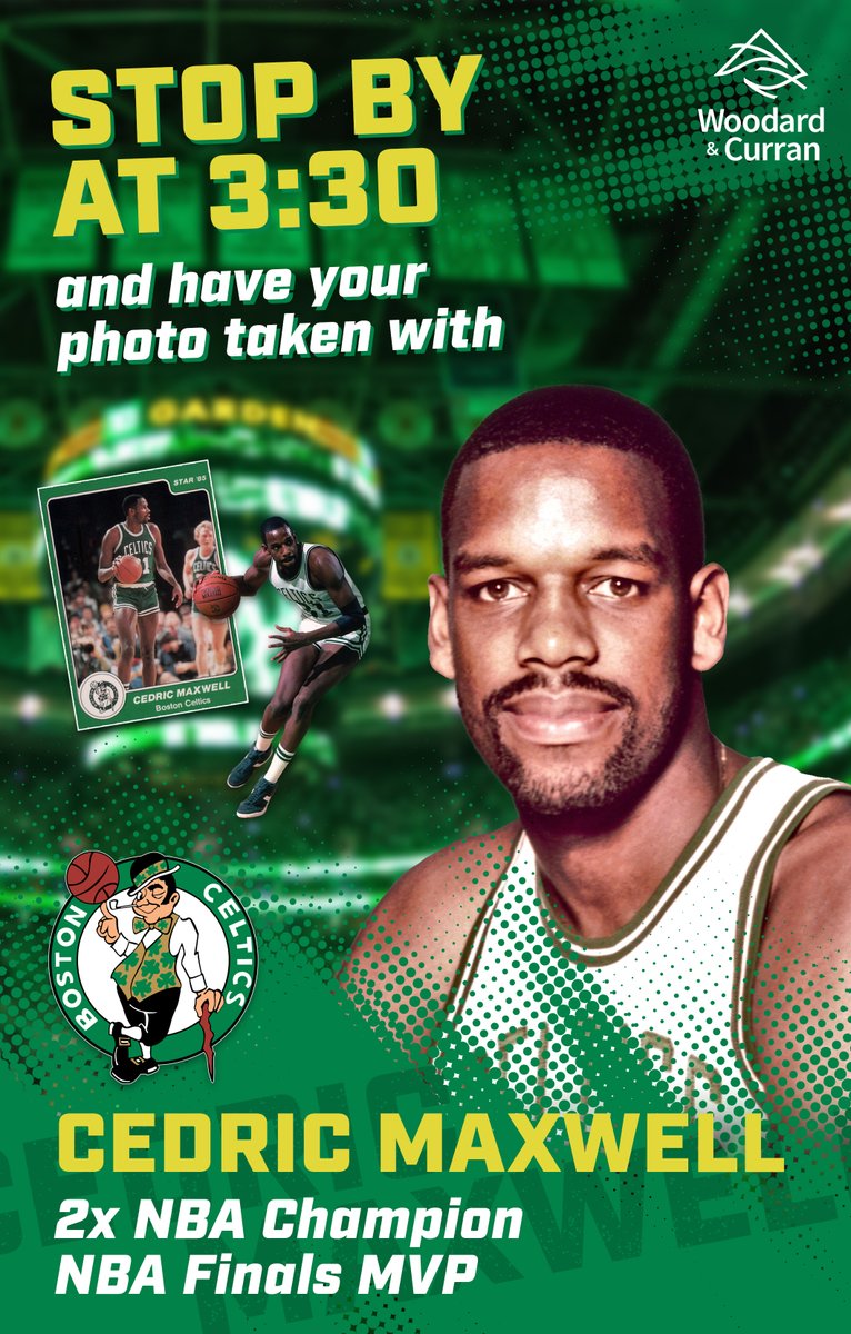 If you're at the <a href="/massmunicipal/">Mass. Municipal Assn</a> Annual Meeting &amp; Trade Show today, stop by Booth 802 today to meet with our #cleanwater experts &amp; get your photo taken with 2x NBA Champion &amp; NBA Finals MVP Cedric Maxwell! #MassMuni23 #CedricMaxwell #BostonCeltics