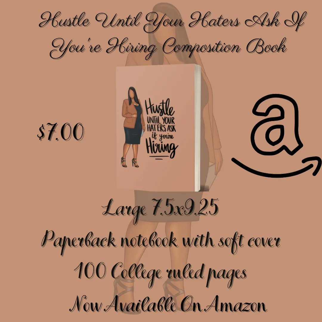 Trendyt86's tweet photo. This beautiful composition notebook is now available for purchase on Amazon!
👇🏾👇🏾👇🏾👇🏾👇🏾👇🏾👇🏾
https://t.co/qpWk0ZxBQv https://t.co/1gX3GNyTbG