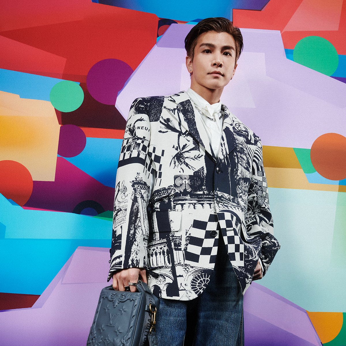 .@T_IWATA_EX_3JSB at #LVMenFW23. The House Ambassador and actor attended the recent #LouisVuitton presentation at the Cour Carrée du Louvre in Paris. See more from the fashion show at on.louisvuitton.com/60193kCiL