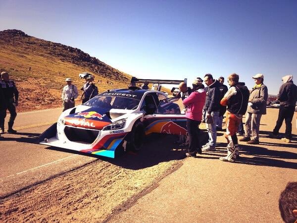 Loeb_Seb1's tweet image. Flashback ⚡️, race to the clouds ⛅️ 2013 Colorado #PPIHC #PikesPeak