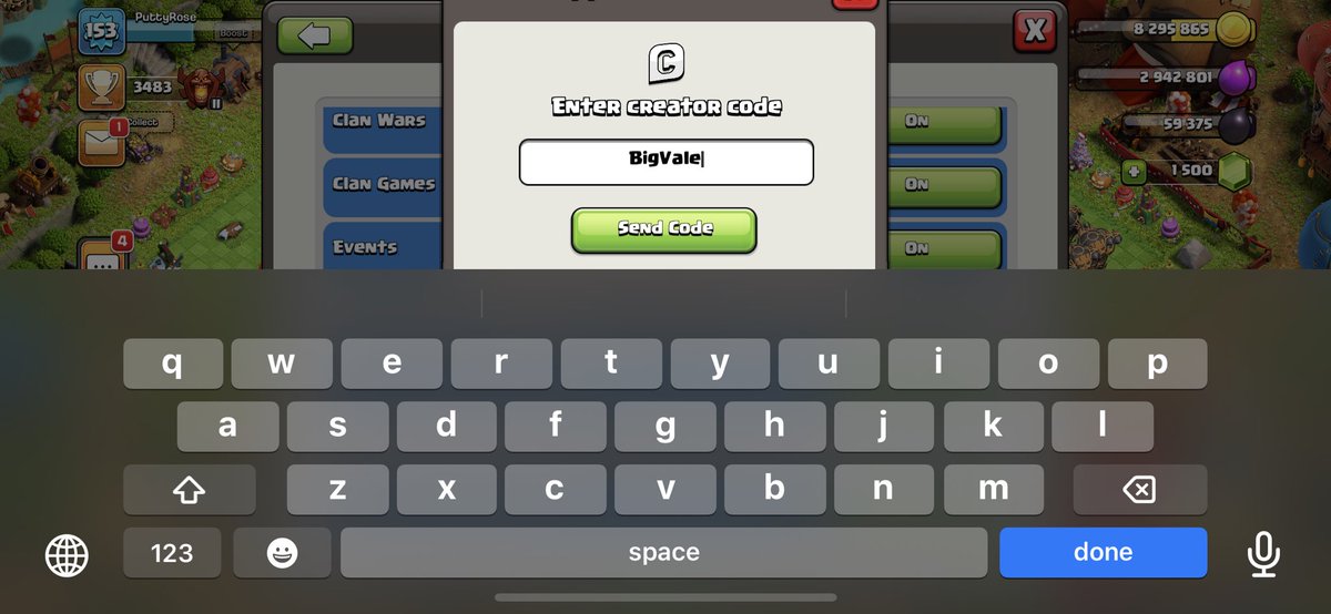 PuttyRose (@puttyrose23) on Twitter photo I’m so happy for <a href="/BigVale83/">Code: BigVale</a> for this huge achievement!!! Please support him by using code BigVale when making in game purchases!!🥰🥰 I’m so happy for <a href="/BigVale83/">Code: BigVale</a> for this huge achievement!!! Please support him by using code BigVale when making in game purchases!!🥰🥰