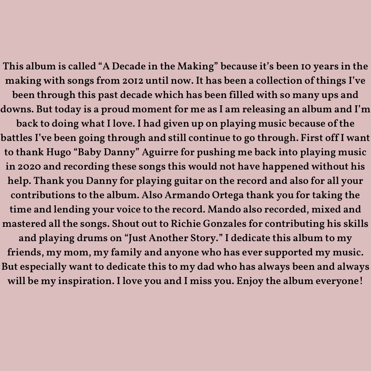 TheJTProject's tweet image. My album “A Decade in the Making”
is out now on all platforms distrokid.com/hyperfollow/th…