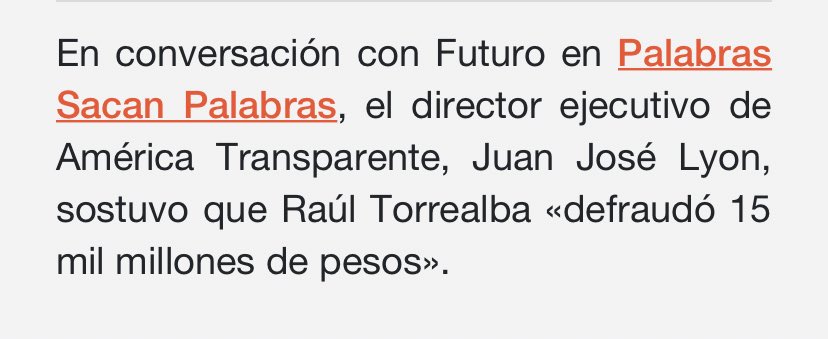 hernan_sr's tweet photo. AFÍRMENSE 
Torrealba defraudó al fisco con 15 mil millones de pesos y  Felipe Guevara con 42 mil millones de pesos. 
Entre solo los dos se robaron 57 mil millones de pesos. https://t.co/RPE7mRWMFV