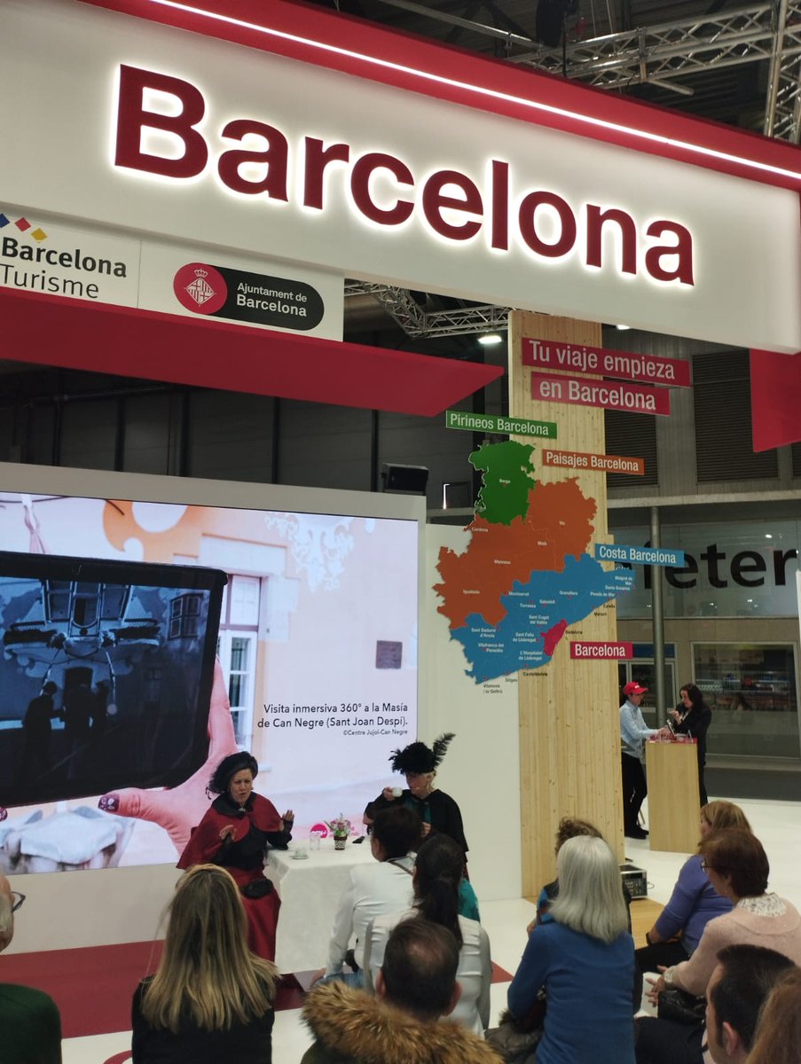 Marxem de #Fitur2023 amb molta feina feta. Bones reunions, trobades a passadissos i converses pendents fetes realitat, un estand ple d'activitats i la bona companyia d'empreses i territoris de la Destinació. Gràcies per haver-nos ajudat a presentar que Barcelona es mucho más!