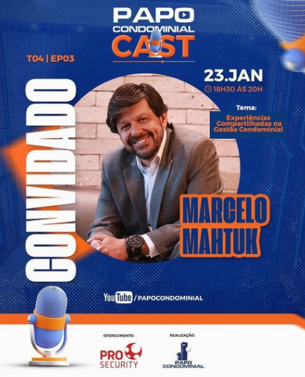 manageradm's tweet photo. Nosso diretor, Marcelo Mahtuk, é o convidado do Papo Condominial Cast com o tema “Experiências Compartilhadas na Gestão Condominial.”

O programa acontecerá dia 23/01/2023 às 18h30.

Acesse o perfil do @papocondominial e confira o link.

Participe você também!

 #sindico https://t.co/o5dzXp9MlG