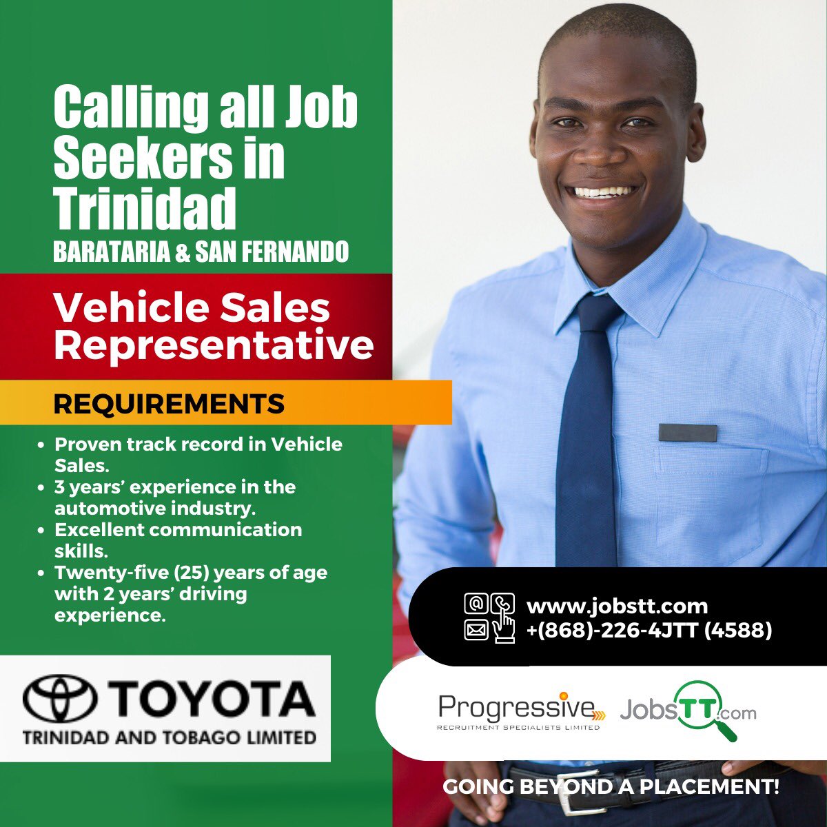 JobsTT on Twitter "Toyota Trinidad & Tobago Ltd is hiring a Vehicle