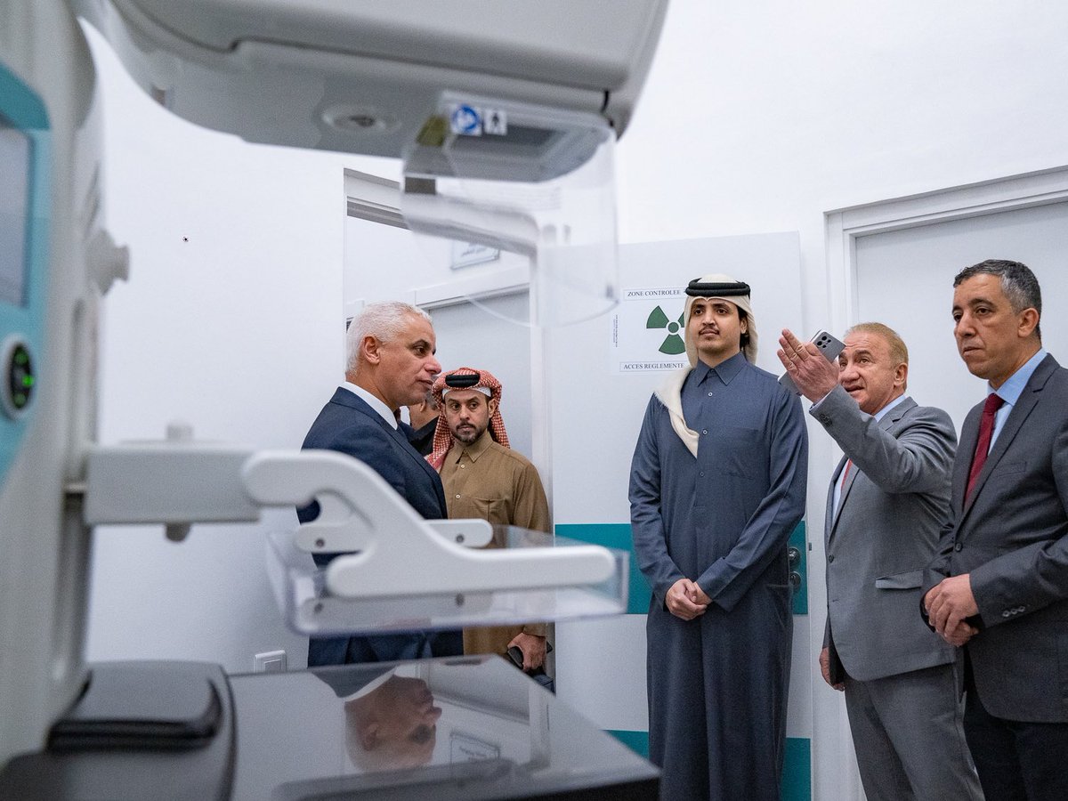 NadeebQa's tweet photo. 📸| نيابة عن سموّ الأمير الوالد، سعادة الشيخ ثاني بن حمد آل ثاني يفتتح "مستشفى عائشة بنت حمد العطية" 🏥 بمدينة #آسفي بالمملكة المغربية الشقيقة 🇲🇦

@ThanibinHamad 
#المغرب | #نديب_قطر | #قطر 🇶🇦 https://t.co/NzzsLqbiMi