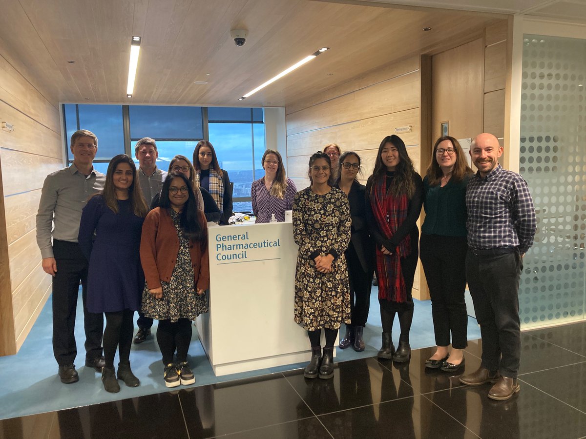 helenjireland's tweet photo. So fab to host CPhO @FMLM_UK fellows @TheGPhC for insight day. Thank you GPhC colleagues for sharing how you help, via regulation, pharmacy to provide safe and effective care. 
Thank you @TonyAvery1 for visiting &amp; closing the day with your career journey &amp; leadership reflections https://t.co/YtiCN4R3Tz