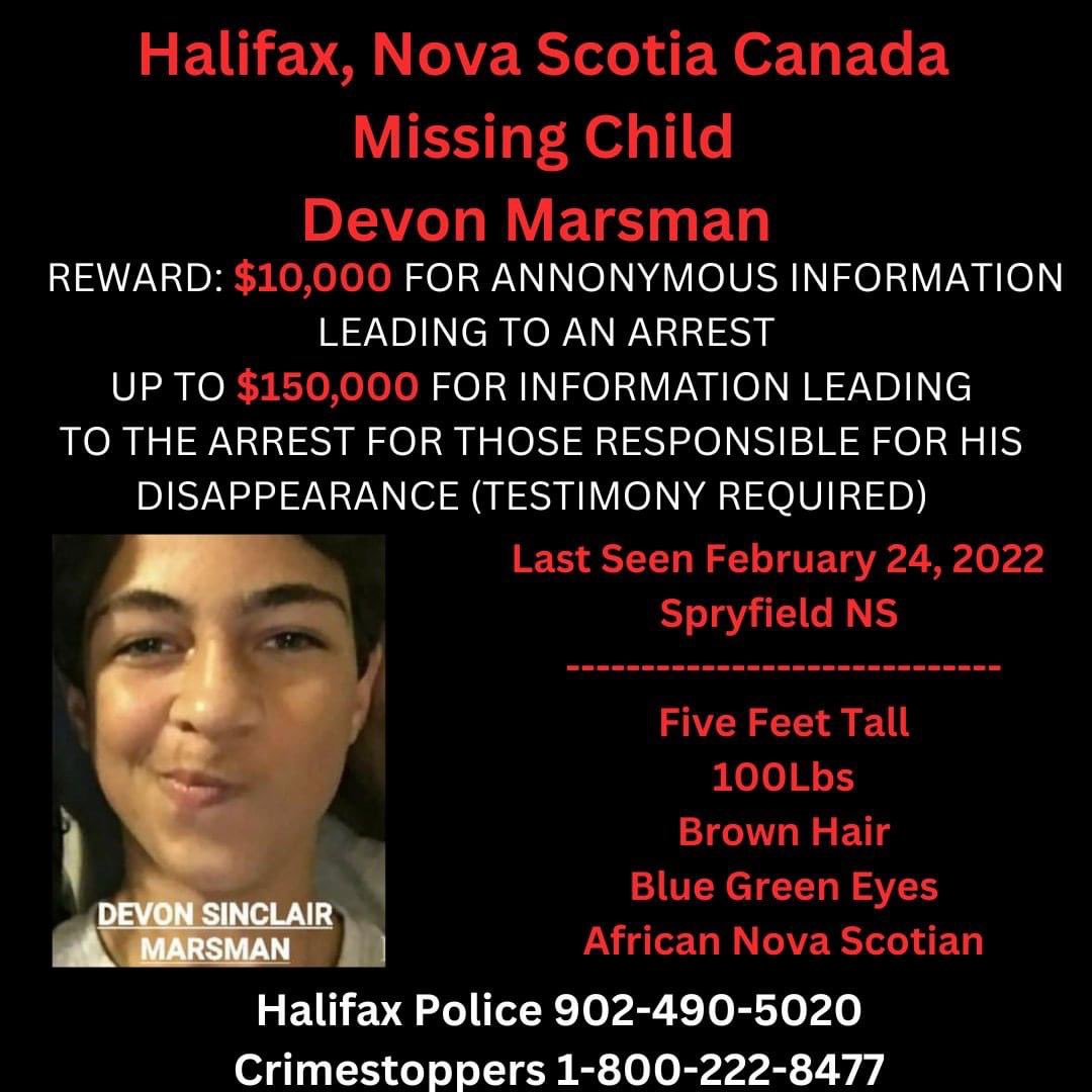 feralcanadian11's tweet photo. #BringDevonHome
On February 21st Devon will be missing for a year. A whole year his parents have had to go not knowing what happened to their child. A whole year. π https://t.co/gp0rnbsR9r