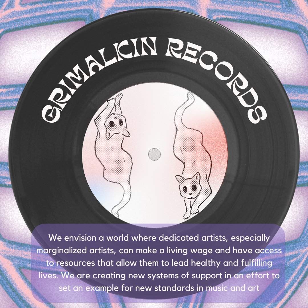 We're creating alternative supports &amp; structures to help artists reach a living wage. We need your support to fulfil our mission &amp; vision.

Becoming a patron is one of the best ways to help us sustain our work! You get our monthly releases + exclusives!
patreon.com/grimalkinrecor…
