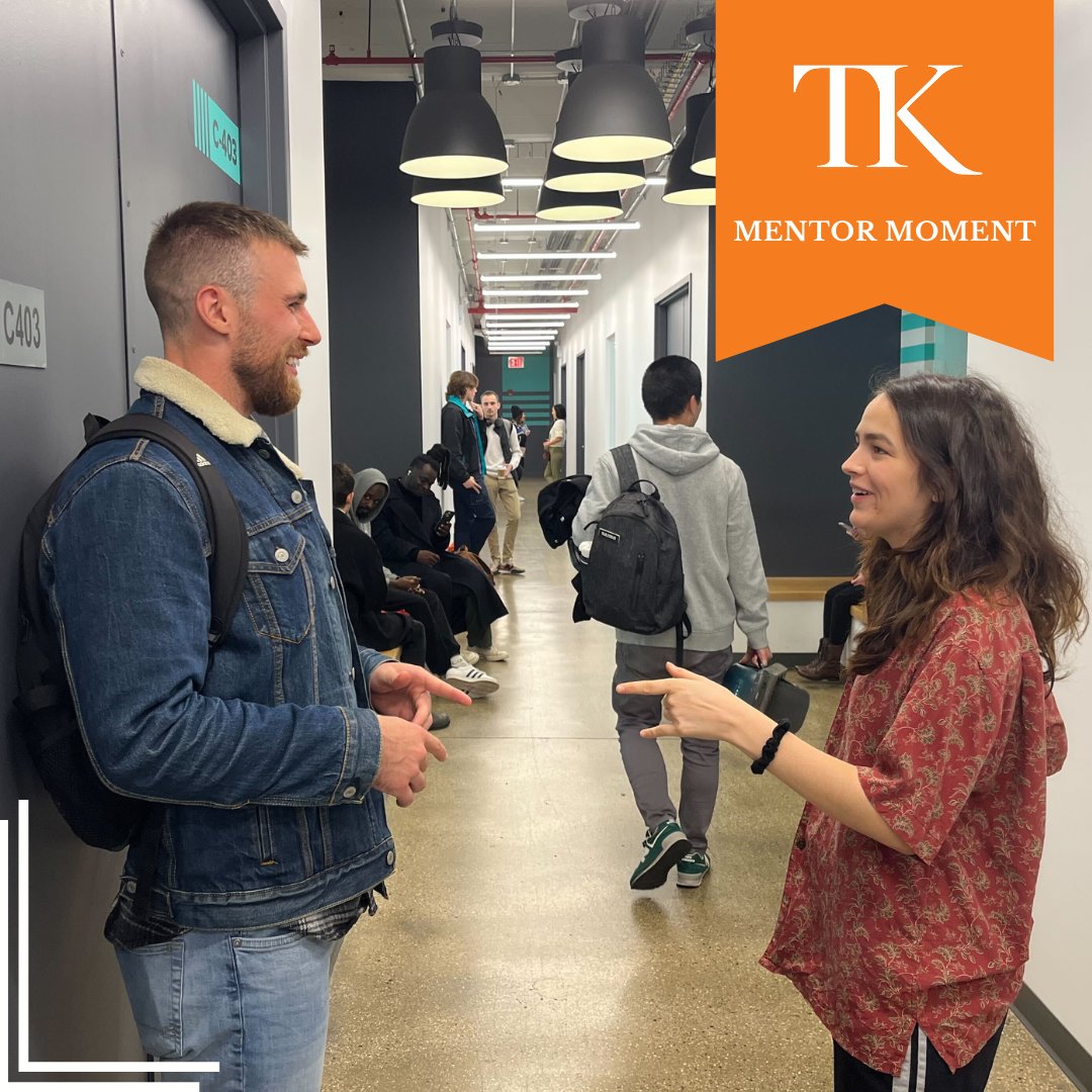 tknickerbocker's tweet photo. Part of training at #TKStudio is learning with and from the #TKCommunity. We caught this #MentorMoment between Morgan Chewbee and Cole Munden last fall 🧡

#committedtoexcellence #conservatory #actortraining https://t.co/HD82CKdGg8