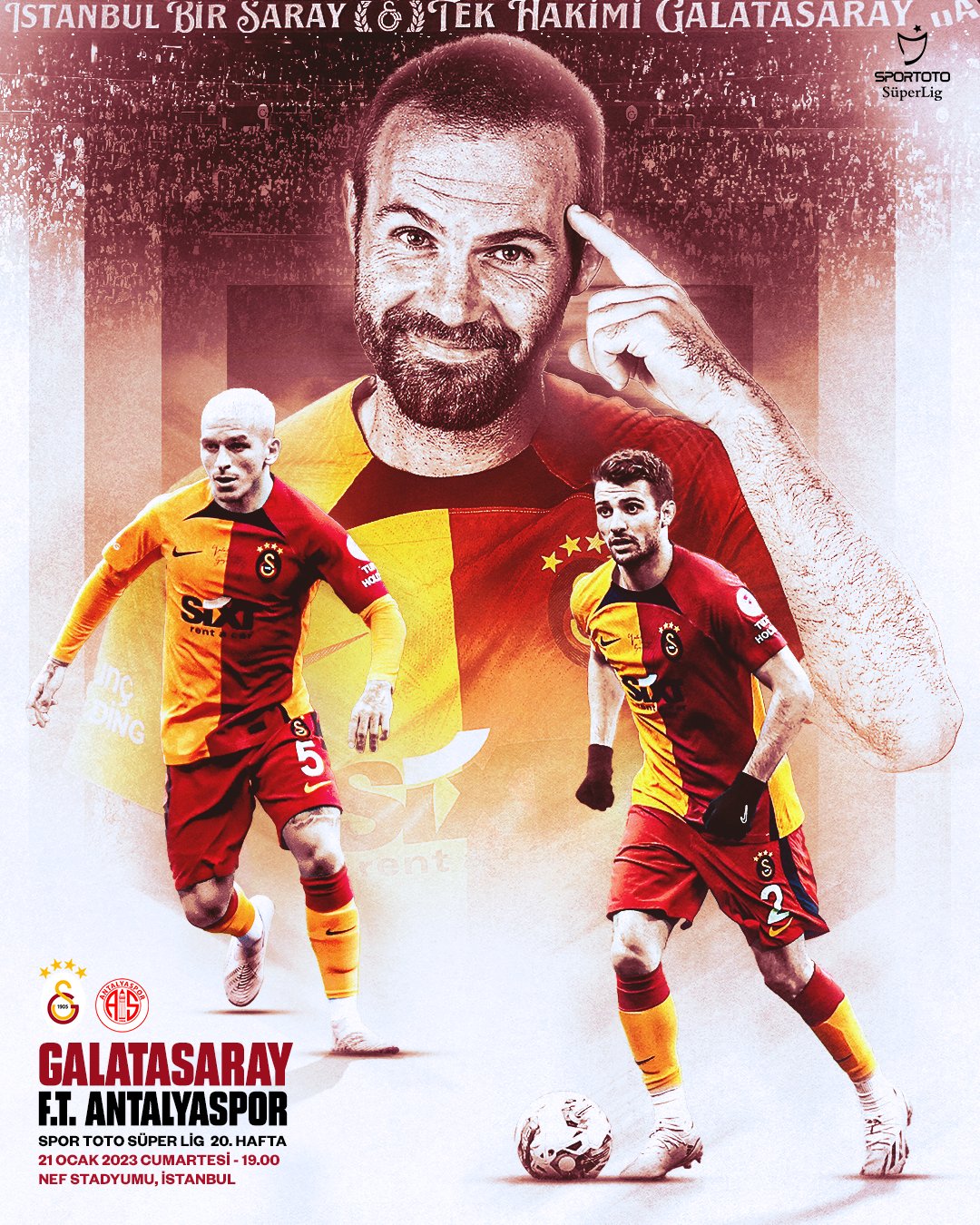 Galatasaray Antalya Maç Afişi