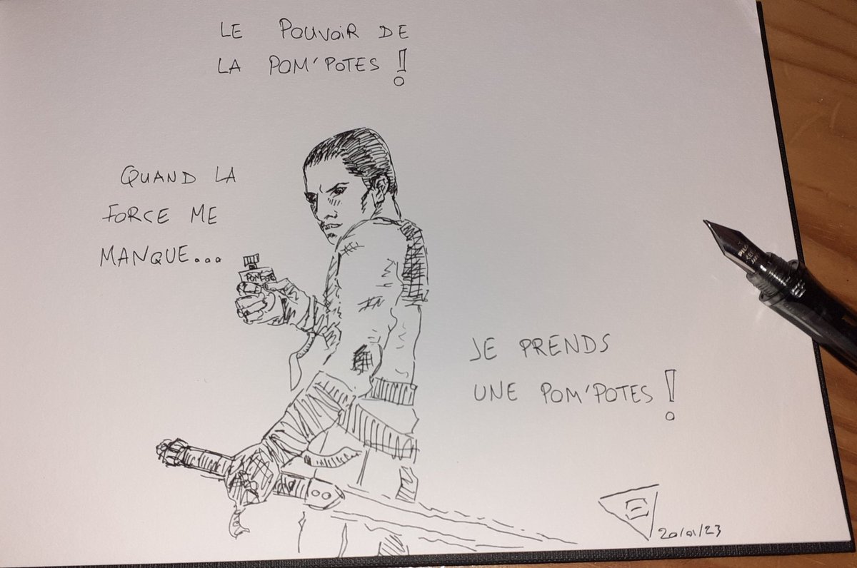 theBdrawings's tweet photo. Le secret de @_Welston_ pour vaincre ses ennemis : la @Pompotes_Fr !
#twitch #theforceunleashed @SamWitwer #Starkiller #starwars #pompotes #livedrawing #quickdrawing https://t.co/Gvm1DmiPJD