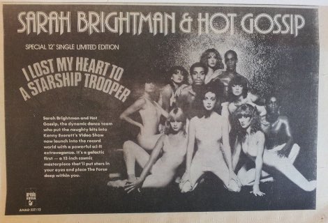 arlenephillips's tweet photo. What a fun Friday night treat to hear I Lost My Heart to a Starship Trooper on @michellevisage fabulous @BBCRadio2 show π Just the other day I found this old press clipping at home π« https://t.co/YjvDbgwCkO #handbaghits https://t.co/GFqx4EebVh