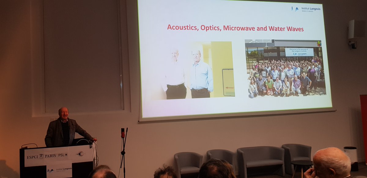 InstLangevin's tweet photo. Thank you all for your participation in the symposium in honor of Claude BOCCARA today @InstLangevin. It was a wonderful scientific day with some emotional moments too, for an outstanding and inspiring scientist. @ESPCI_Paris @CNRS  @psl_univ https://t.co/7dyyfROoXA