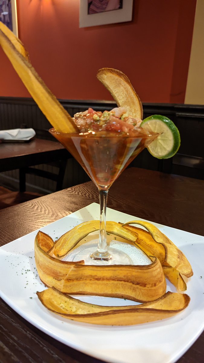CubaNuNJ's tweet photo. Weekend Specials! Tapas: Ceviche
Entree: Grilled Salmon over sautéed spinach with grilled zucchini and yucca mash. #Rahway #CubaNU #CubaNJ #HappyHour #Seafood #SpanishRestaurant  https://t.co/r587EDcpbp https://t.co/VlpjfKWPU0