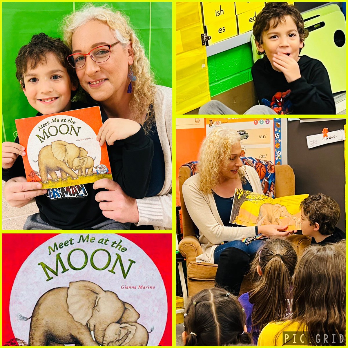 Troy’s mom-mom read a sweet story to our class about the love between a mother and her child. Troy had no idea that she was our Friday afternoon mystery reader until she walked through our classroom door! He wore a HUGE smile on his face the rest of the day! ❤️😃