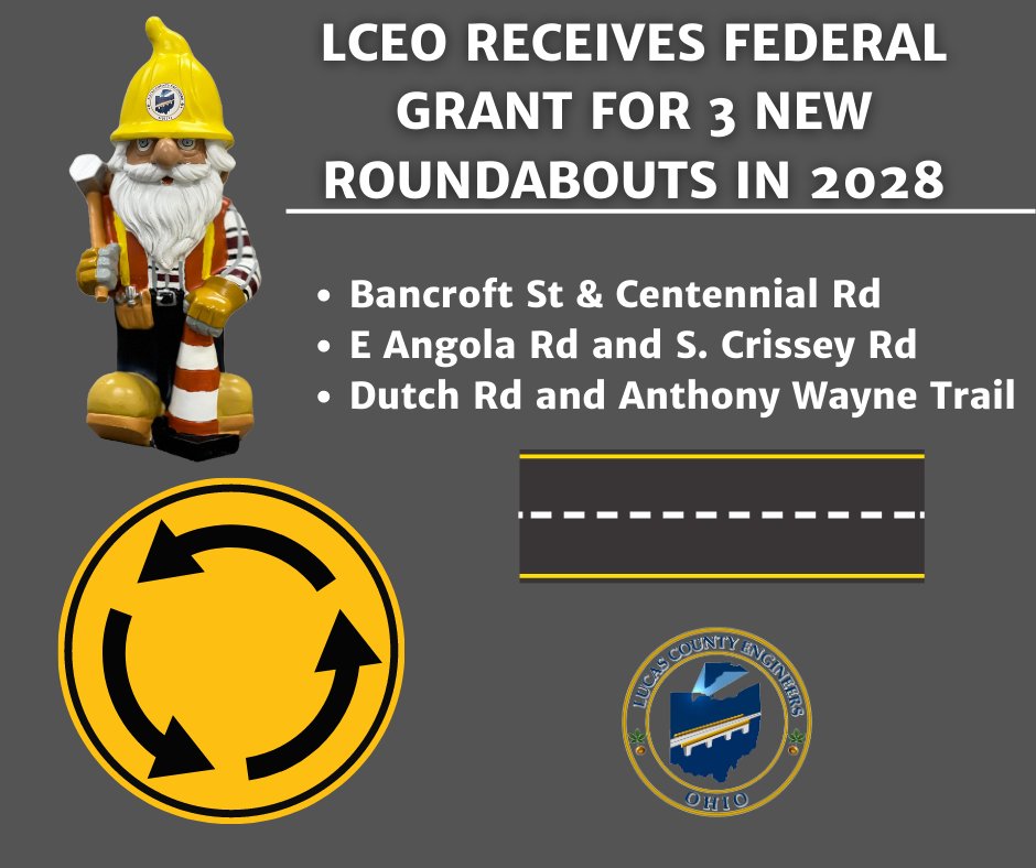 Lucas County Engineer's Office on Twitter "START SPREADING THE NEWS! 3