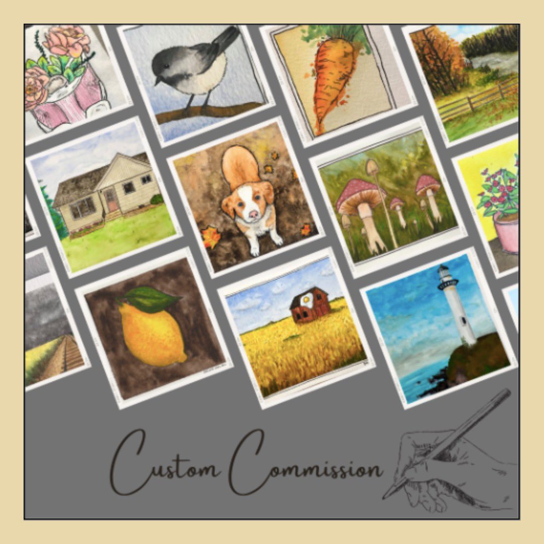 prairie_painter's tweet photo. It’s been a while! I’m settled in a new city and ready to paint. Check out my updated site! 🎨 

#watercolor #commissionsopen #traditionalart #smallbusiness https://t.co/UYsyZyEywB