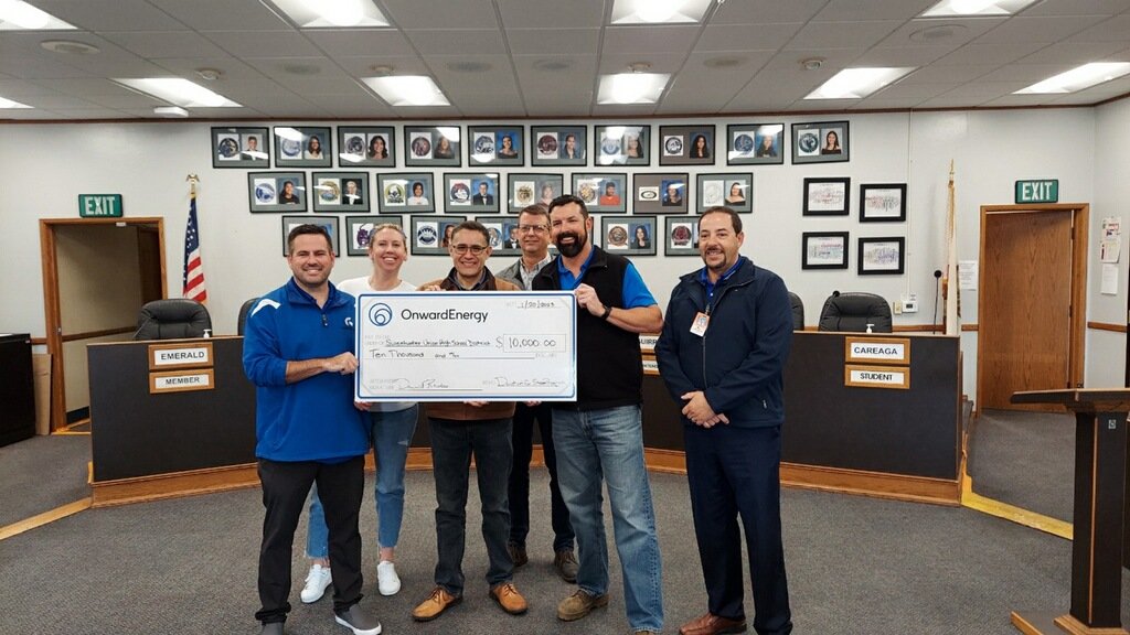 Donation Award to STEAM schools <a href="/SUHSD/">Sweetwater Union High School District</a>. Thank you Onward Energy for your dedications to our STEAM community.