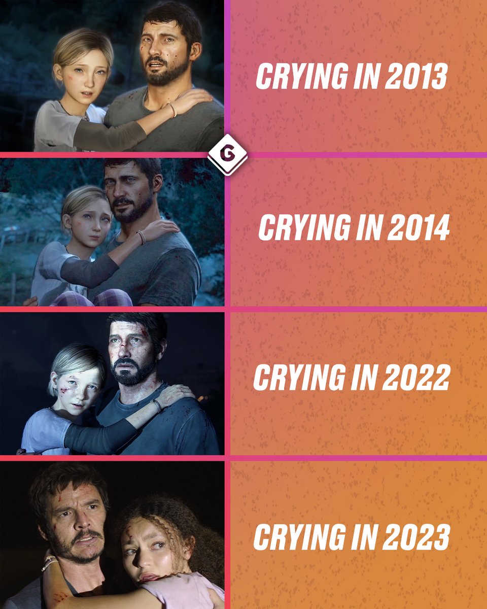 gamingbible's tweet image. The Last of Us has made us cry four times now 😭