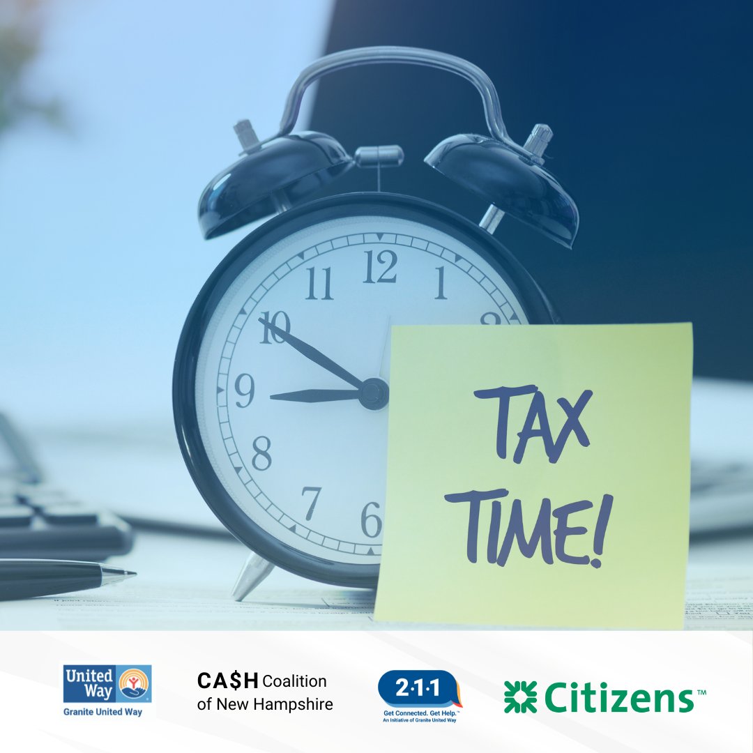 The Volunteer Income Tax Assistance program (VITA) is a free tax assistance program serving NH and VT families. You can start calling 211 on Monday, January 23rd at 8am to schedule your tax appointment! 

A huge thank you to our VITA Sponsor <a href="/CitizensBank/">Citizens</a>!